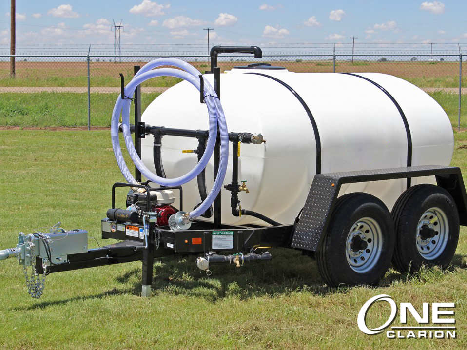 800 gallon water tank trailer
