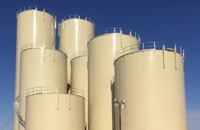 Bolted steel water storage tank