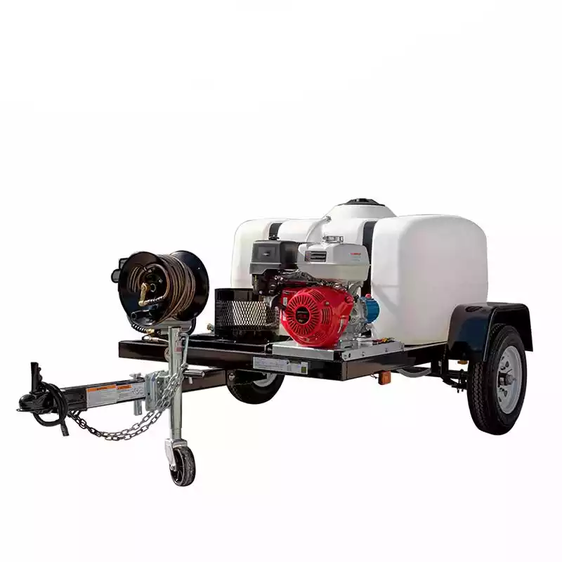 Mobile Pressure Washer Cleaning Trailer