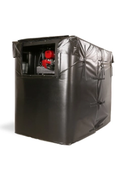 def tote with a heater blanket