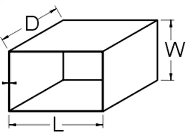 Square Corner Boat Storage Compartment Drawing