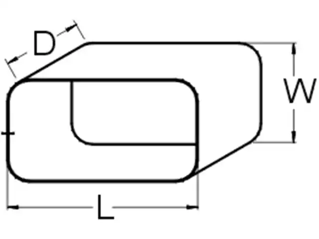 Rounded Corner Boat Storage Compartment Drawing