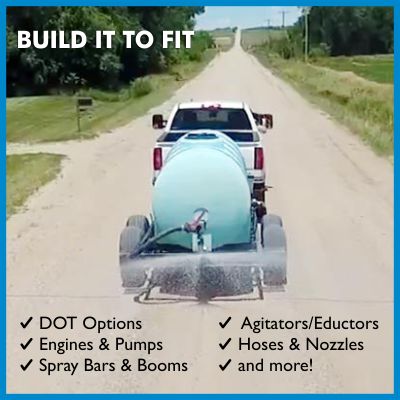 Pick Your Features for your Water Trailer