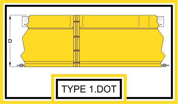 Type 1 DOT Turbidity Curtain Drawing