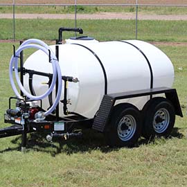 800 gallon water tank trailer