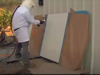 Video of the Graffiti Prevention Coating